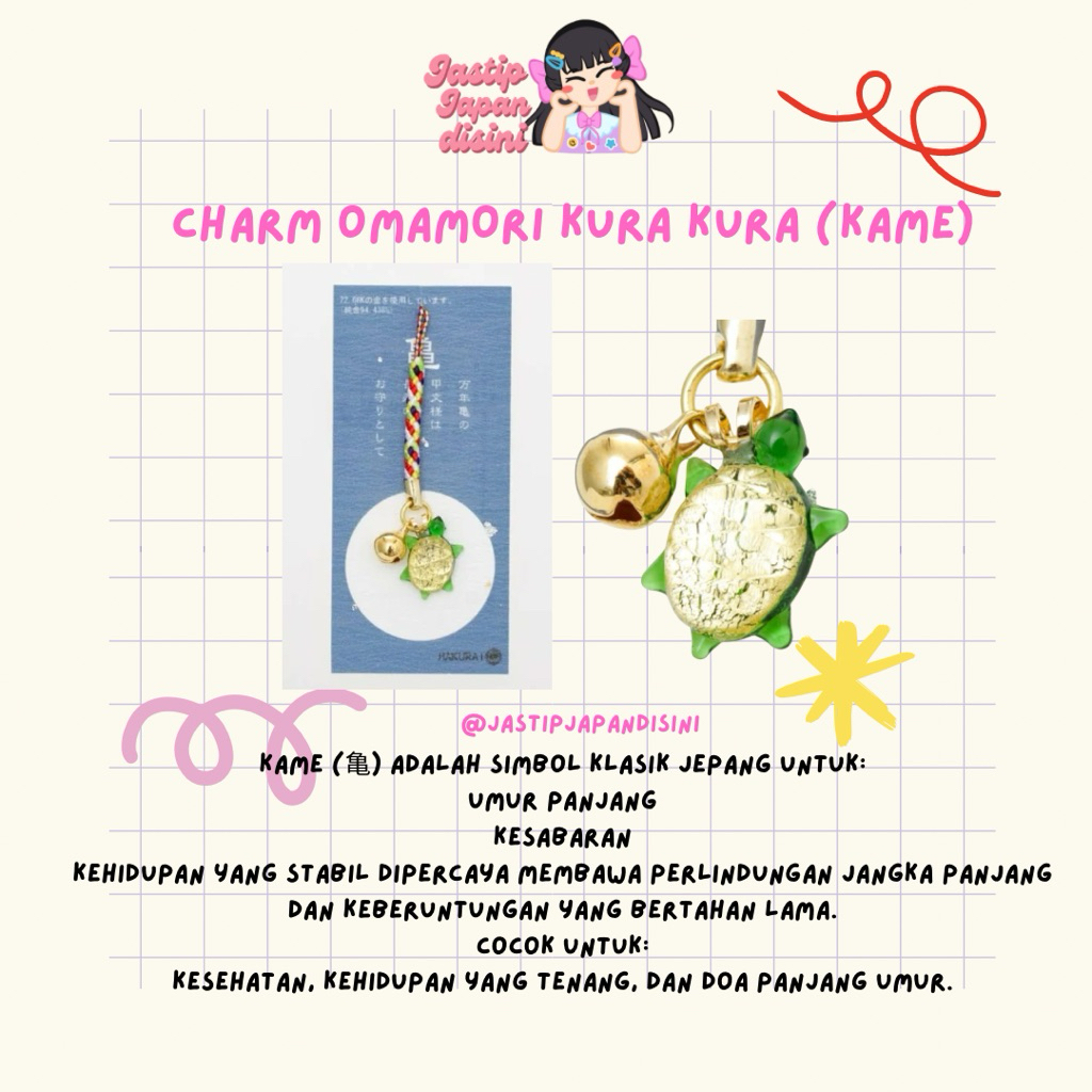 OMAMORI CHARM HOKI JAPAN