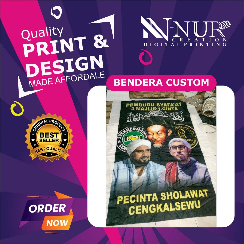 Bendera Custom Sholawat / Mafia Sholawat