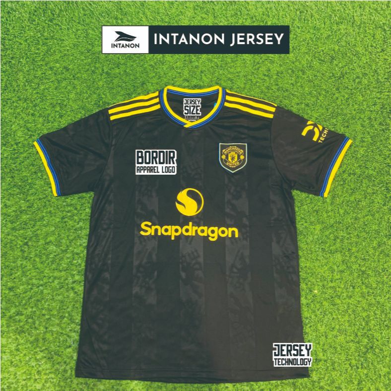 INTANON - Jersey MU 3rd Hitam 2025/2026 Grade Ori Terbaru