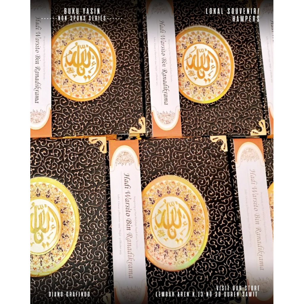 Buku Yasin & Tahlil Hard Cover “Jeddar Premium”