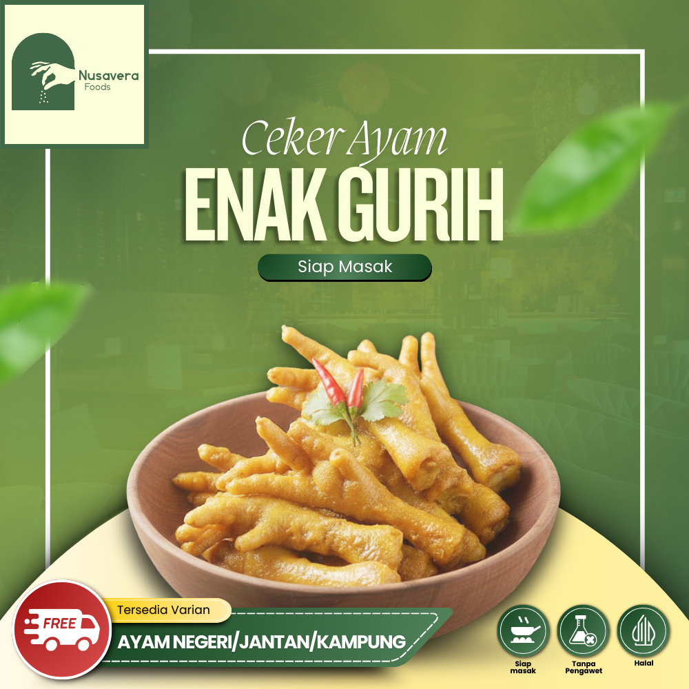 Ceker Ayam Empuk Ungkep Bumbu Kuning | Enak Gurih 250 gram