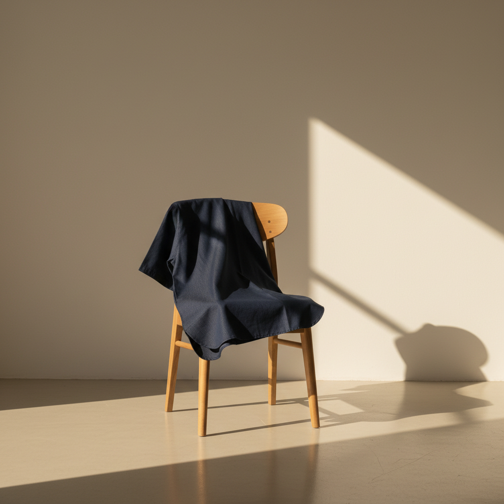 Baju Koko Adam Bianca Biru Navy