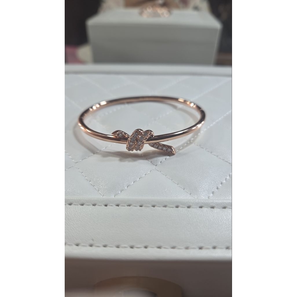 Gelang Bangle Tiffany Knot - rosegold