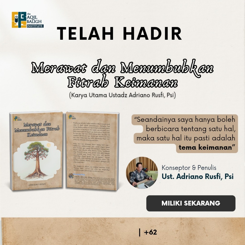 Buku Merawat dan Menumbuhkan Fitrah Keimanan - Adriano Rusfi