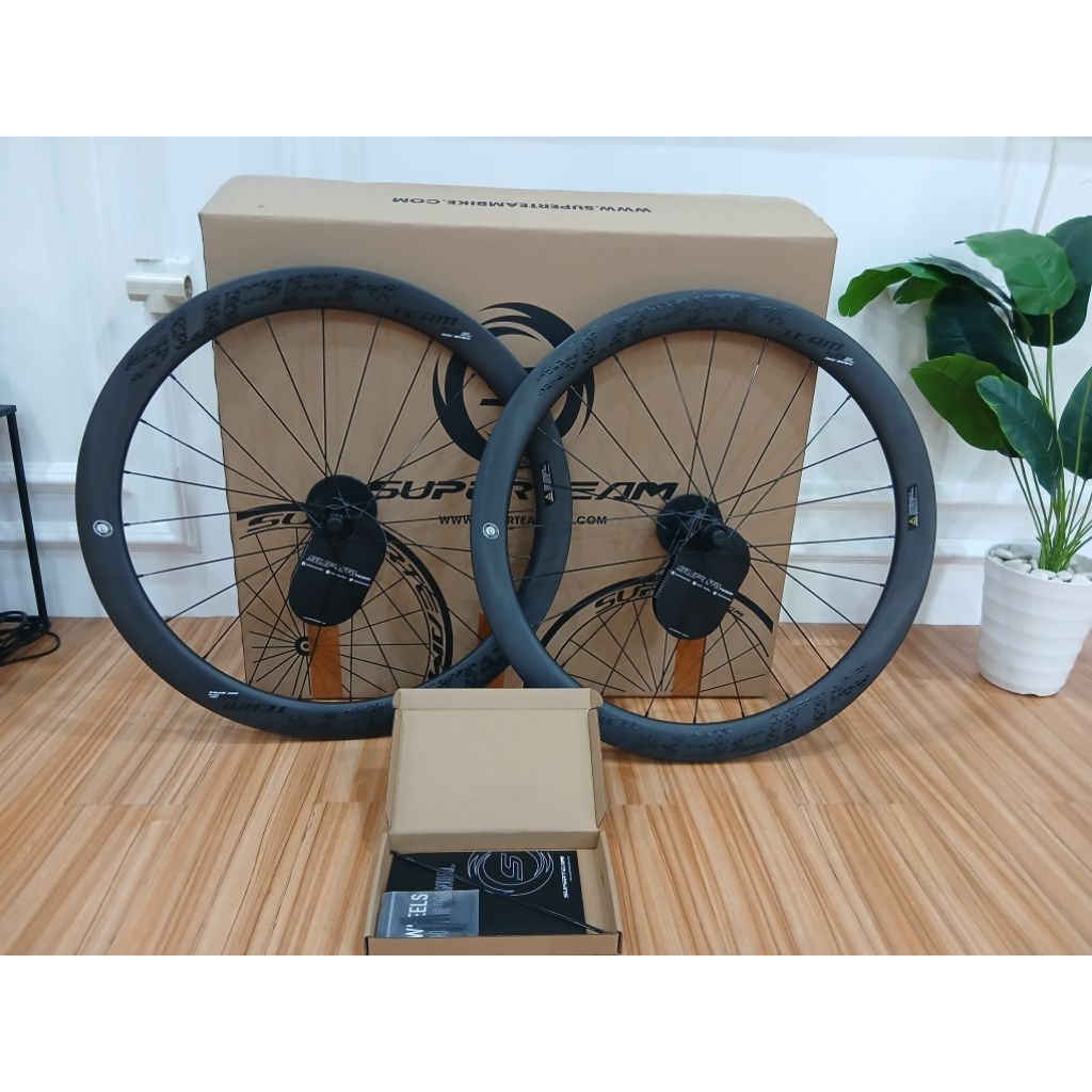WHEELSET ROADBIKE SUPERTEAM 50MM DISCBRAKE CARBON BARU
