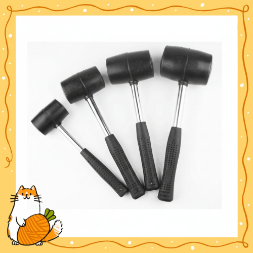 Palu Karet Rubber Gagang Besi 12oz/16oz/26oz
