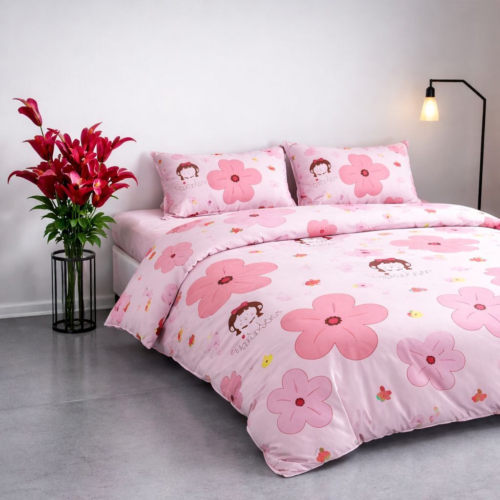 Sprei Kasur No 1 2 3 4 (180/ 160/ 120/ 90) x 200 Motif Karakter & Minimalis - Set Sarung Bantal Guli