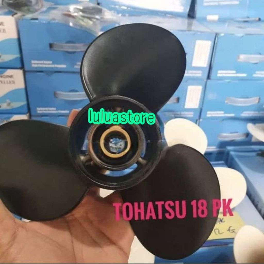 propeller tohatsu 18 PK kipas baling mesin tempel tohatsu 18 HP