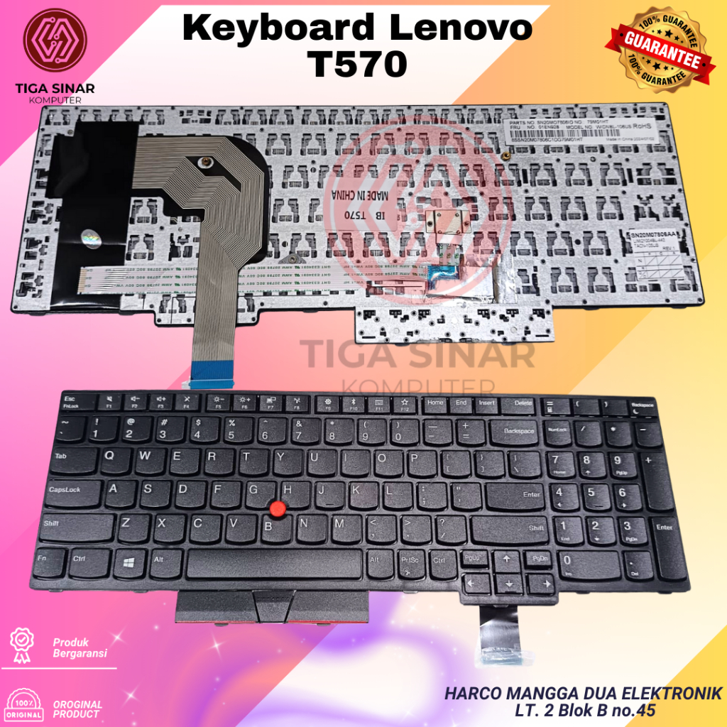 KEYBOARD LENOVO THINKPAD T570 P51S P52S  T580