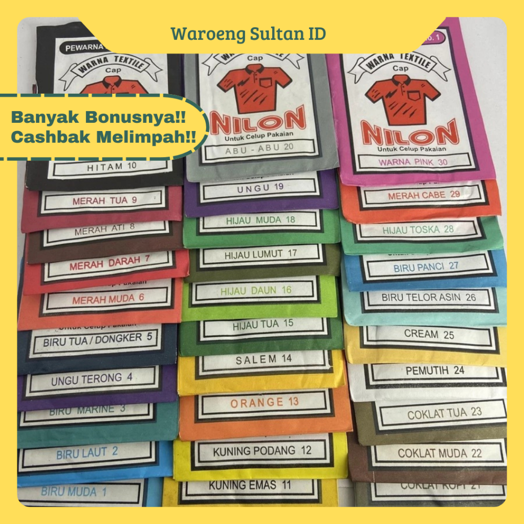 Pewarna Pakaian Wantex Wantek Wanter Pewarna Pakaian / Wantex Pewarna Pakaian