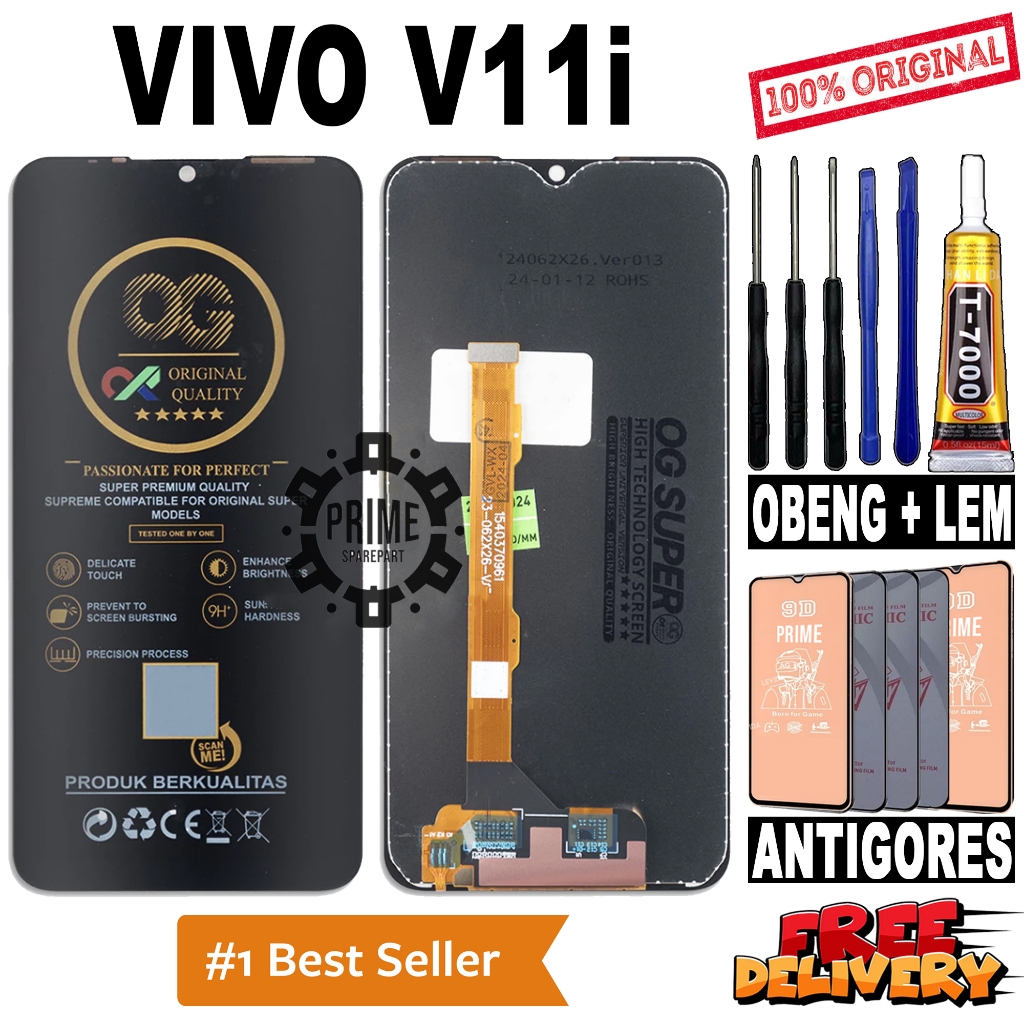 LCD TOUCHSCREEN VIVO V11i ORIGINAL OEM LCD VIVO V11i FULLSET