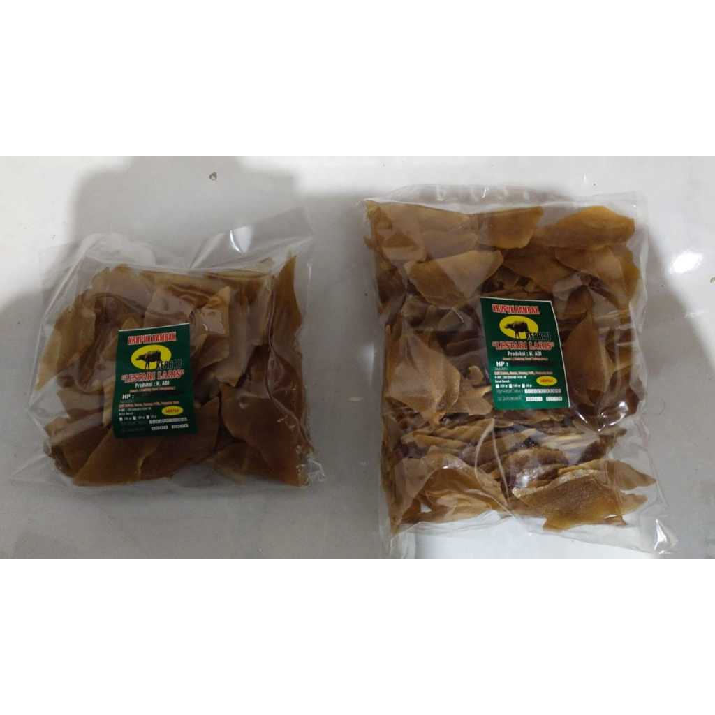 Kerupuk Rambak Kerbau Mentah 250 Gram Khas Tulungagung