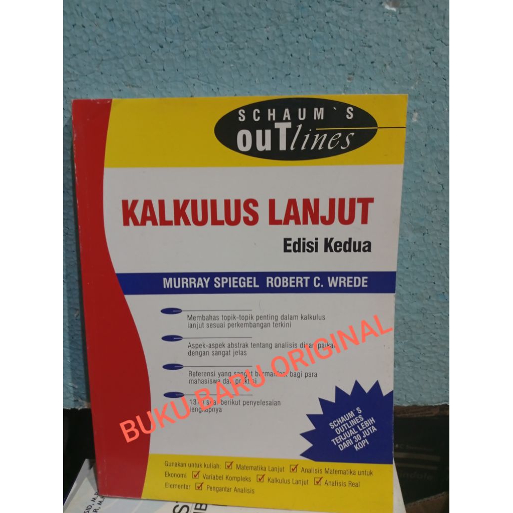 BUKU ORIGINAL kalkulus lanjut Ed kedua schaum's Outline's
