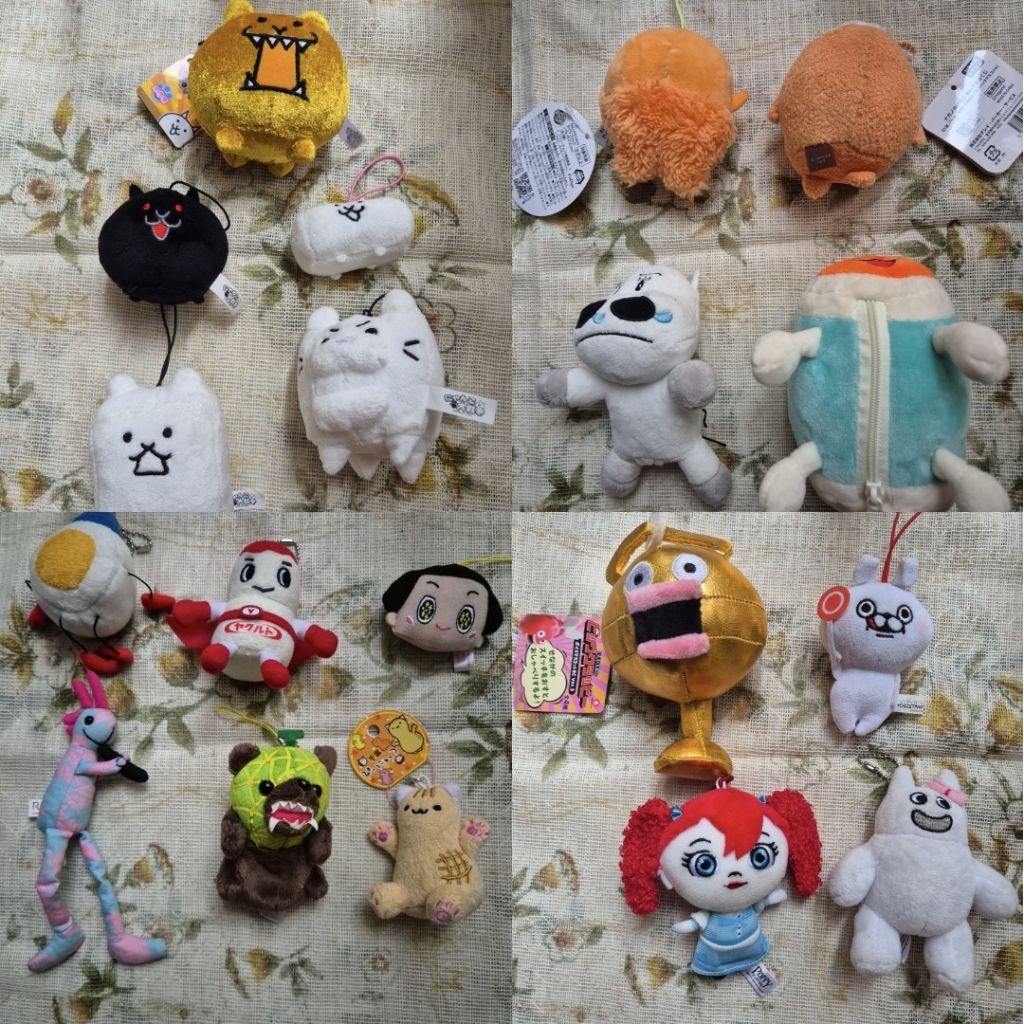 Random Plushie Keychain Japanese Mascots Characters and more [Batch 2] gantungan kunci ganci jepang 