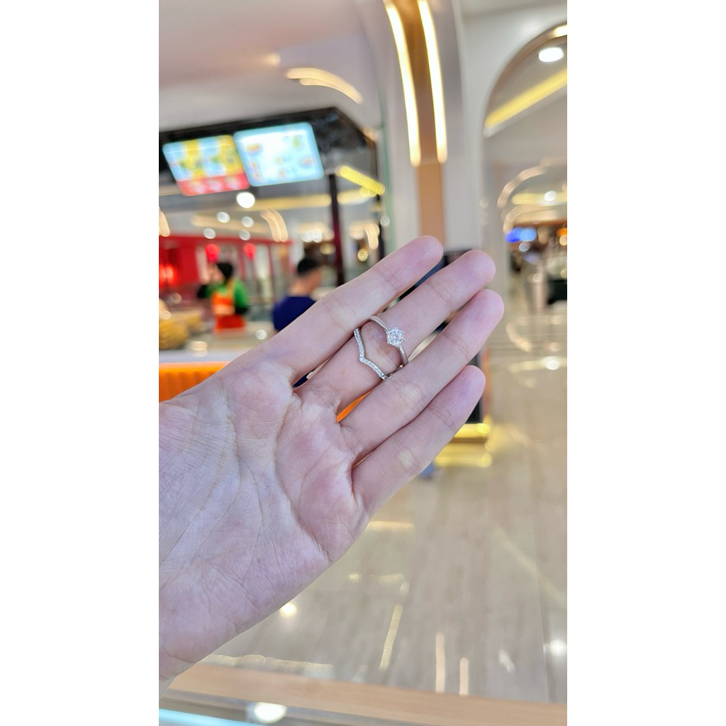 cincin couple permata moissanite