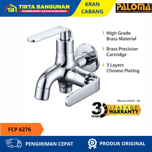 PALOMA FCP 6276 KRAN CABANG SHOWER MANDI KRAN AIR KRAN AIR CABANG 2