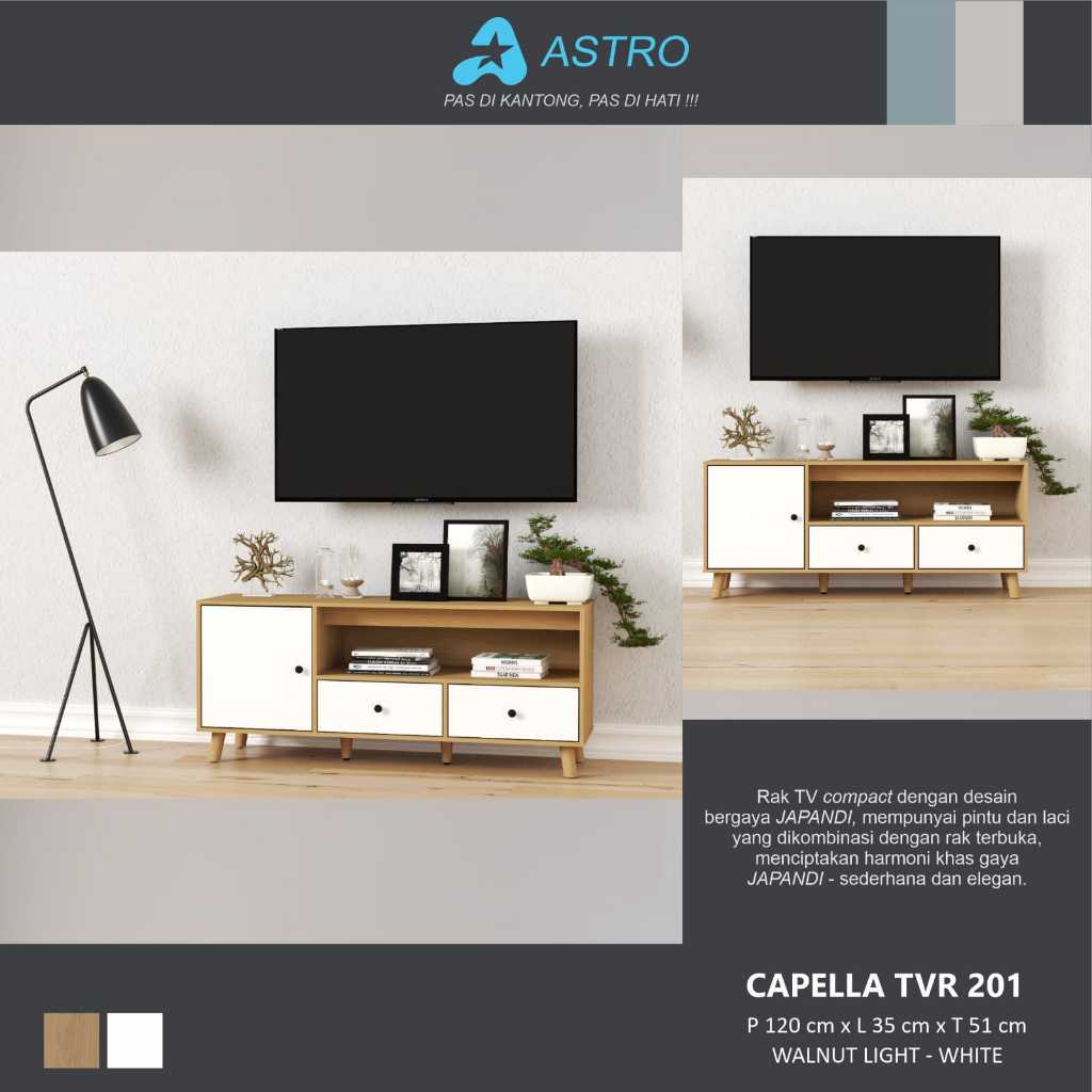 Meja Rak TV Minimalis Capella TVR 201 Astro