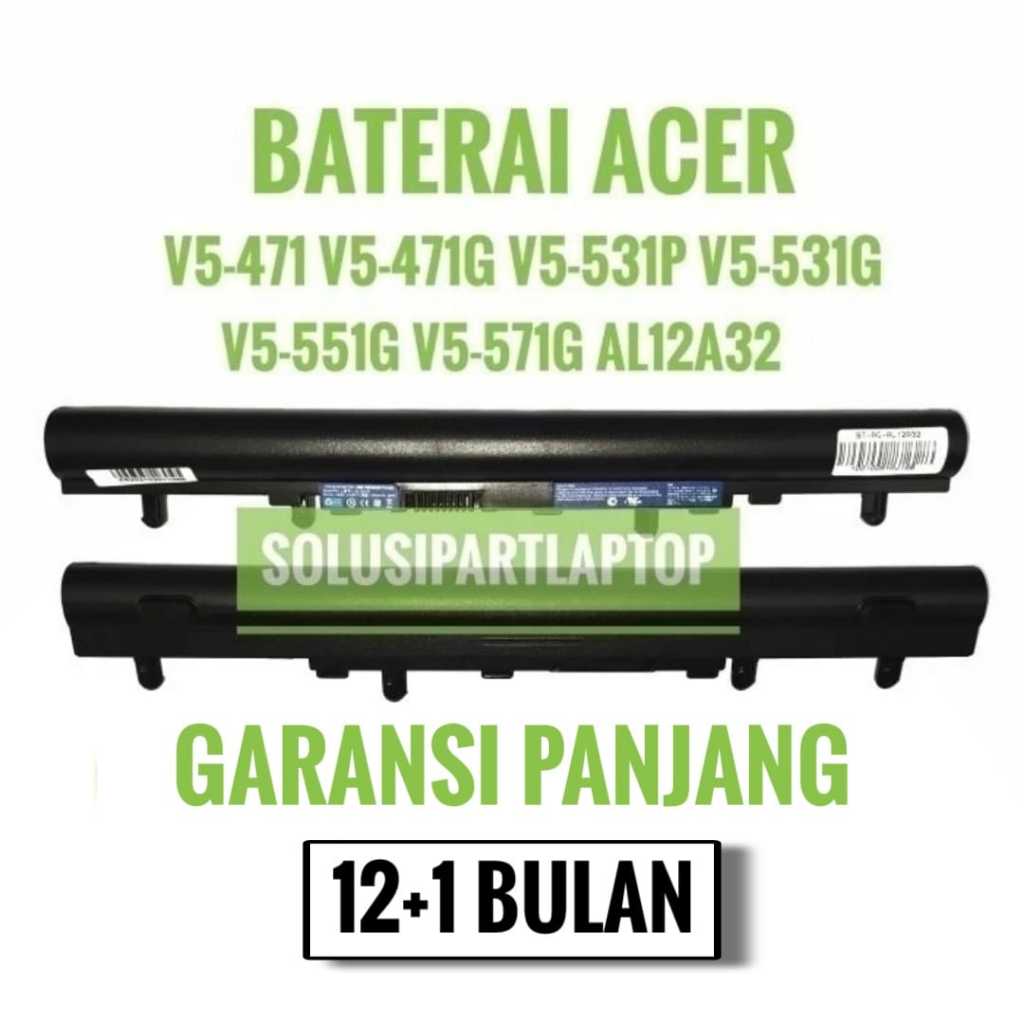 Baterai Laptop Acer Aspire E1-410 E1-410G E1-472G AL12A32