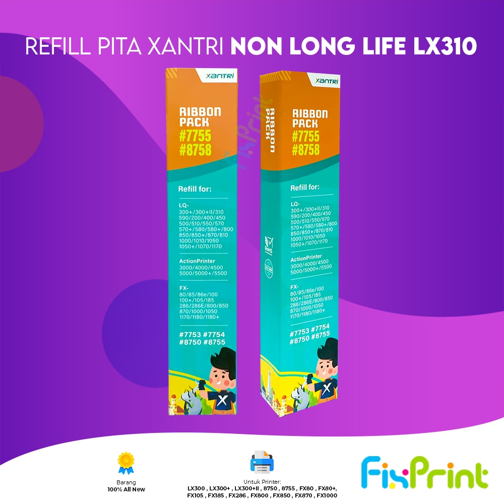 Refill Pita Xantri Long Life EP LX300, Refill Pita Xantri EP LX310 LX300 LX300 LX300+II