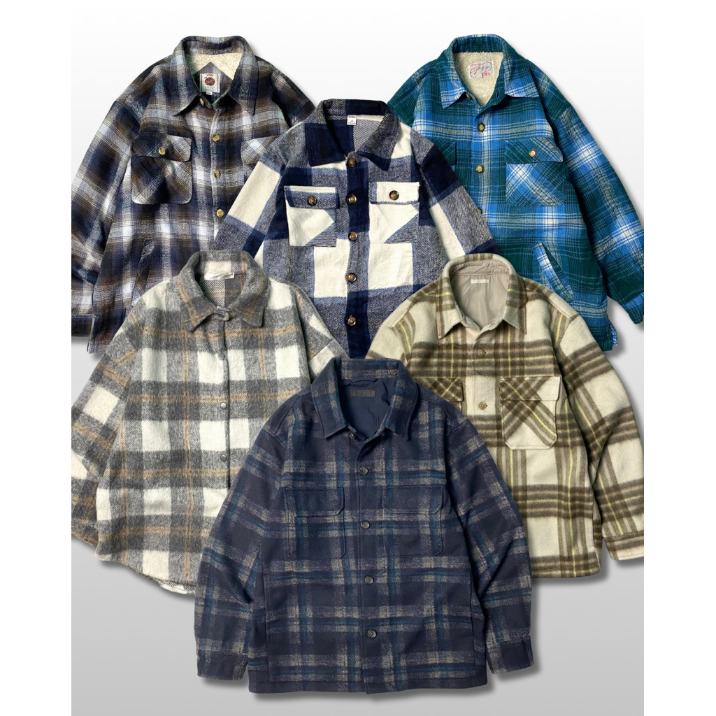 Woll Overshirt-Wol Flannel-Flannel Jacket by Loka Baju
