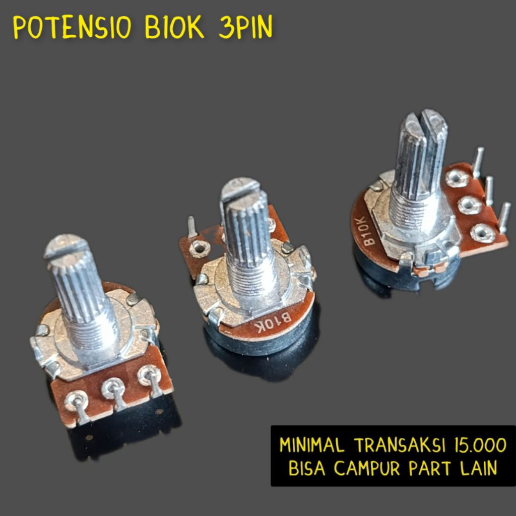 POTENSIO KAKI TEKUK ROTARY B10K 3PIN