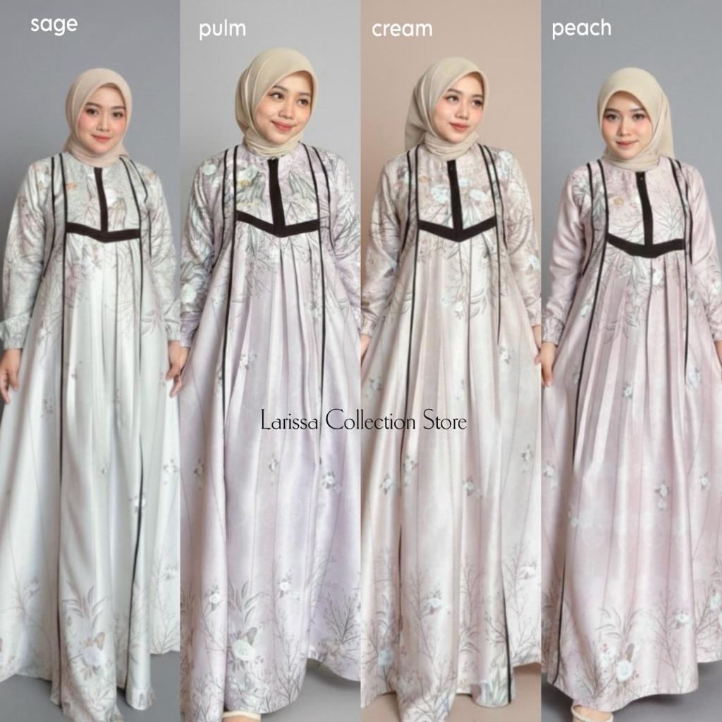 Aletta Lionel Richie - Gamis Model Terbaru Bahan Lionel Richie Busui Wudhu Friendly