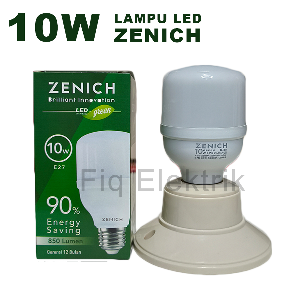 Lampu Led Zenich 10 Watt Lampu Zenich 10w Awet Tahan Lama