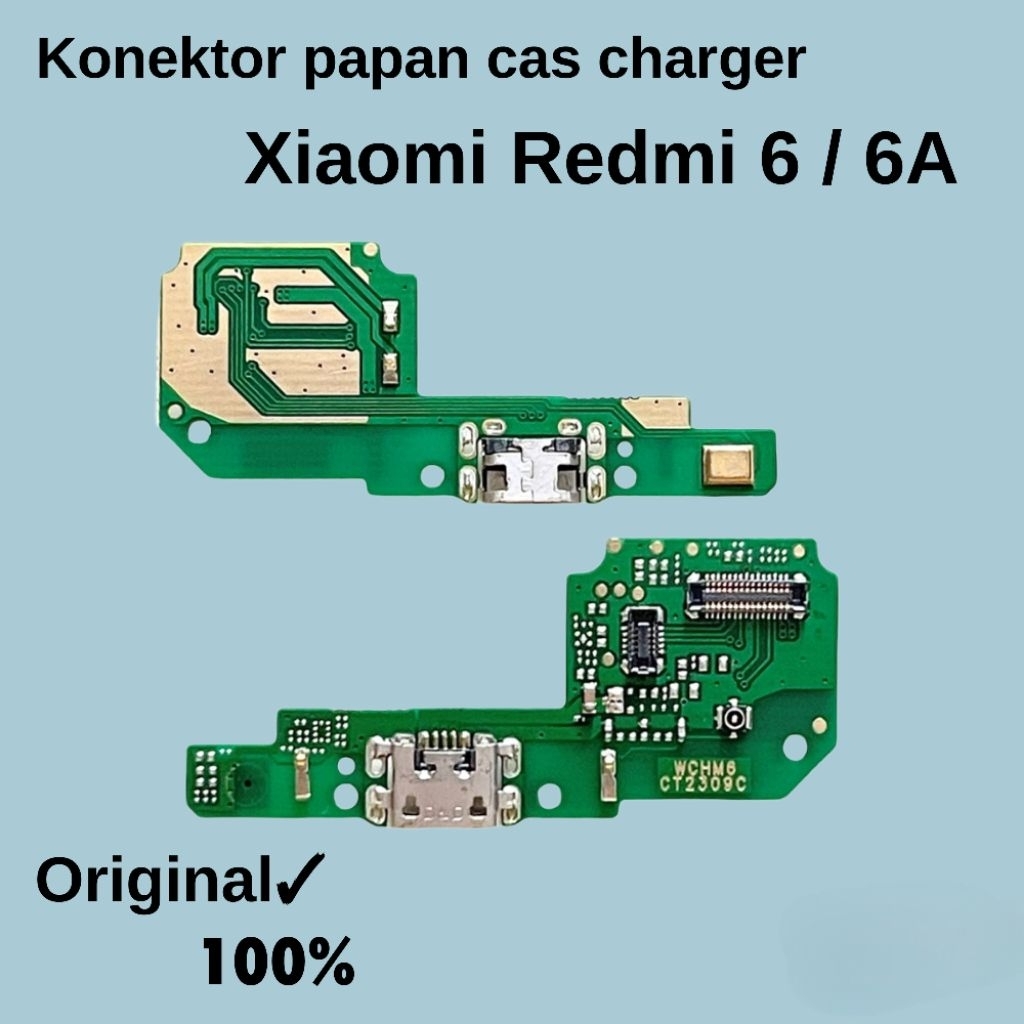 Konektor papan cas charger Redmi 6 / 6A Original