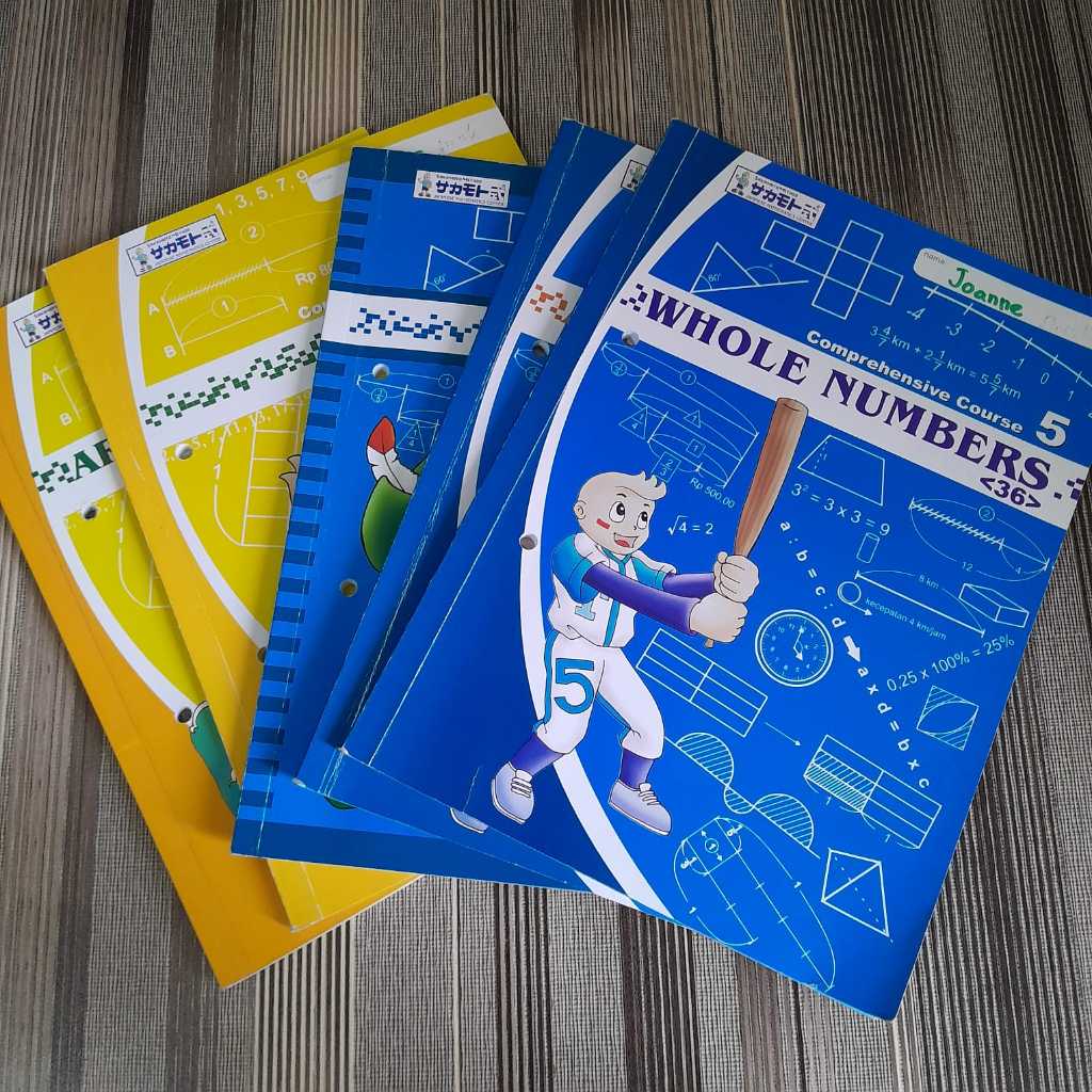 Buku Matematika Kelas 4, 5 SD By Sakamoto. Buku Second