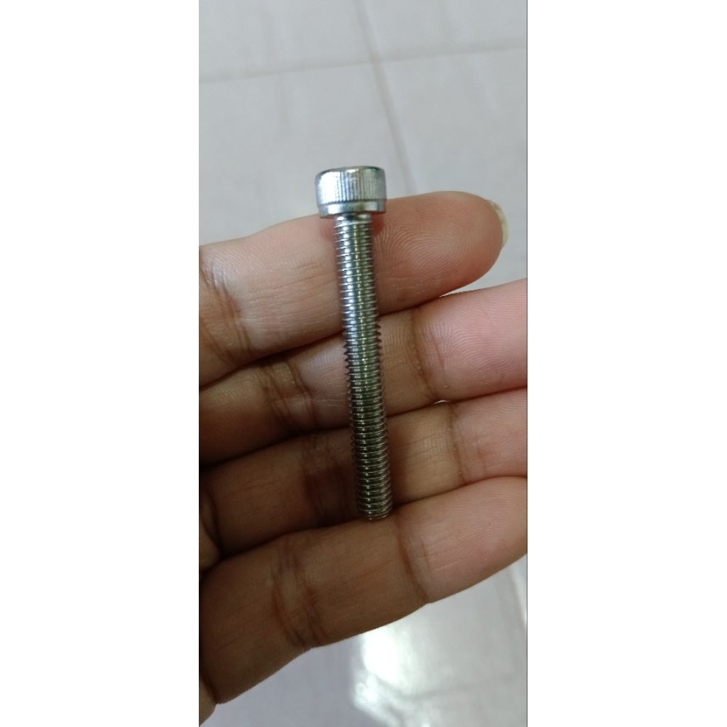 Baut L Stainless M6 x 45 Full