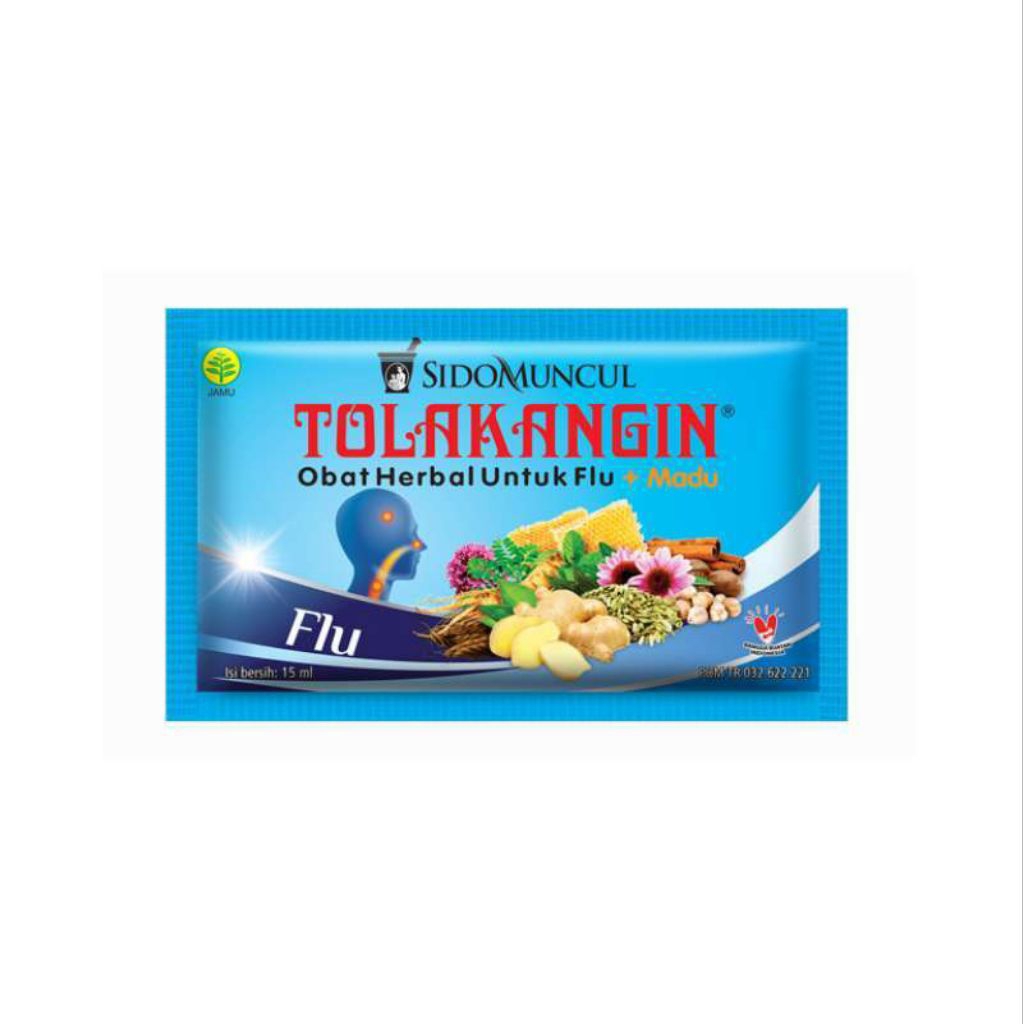 Tolak Angin Flu Cair Herbal Sachet 15 ml Flu Batuk Demam