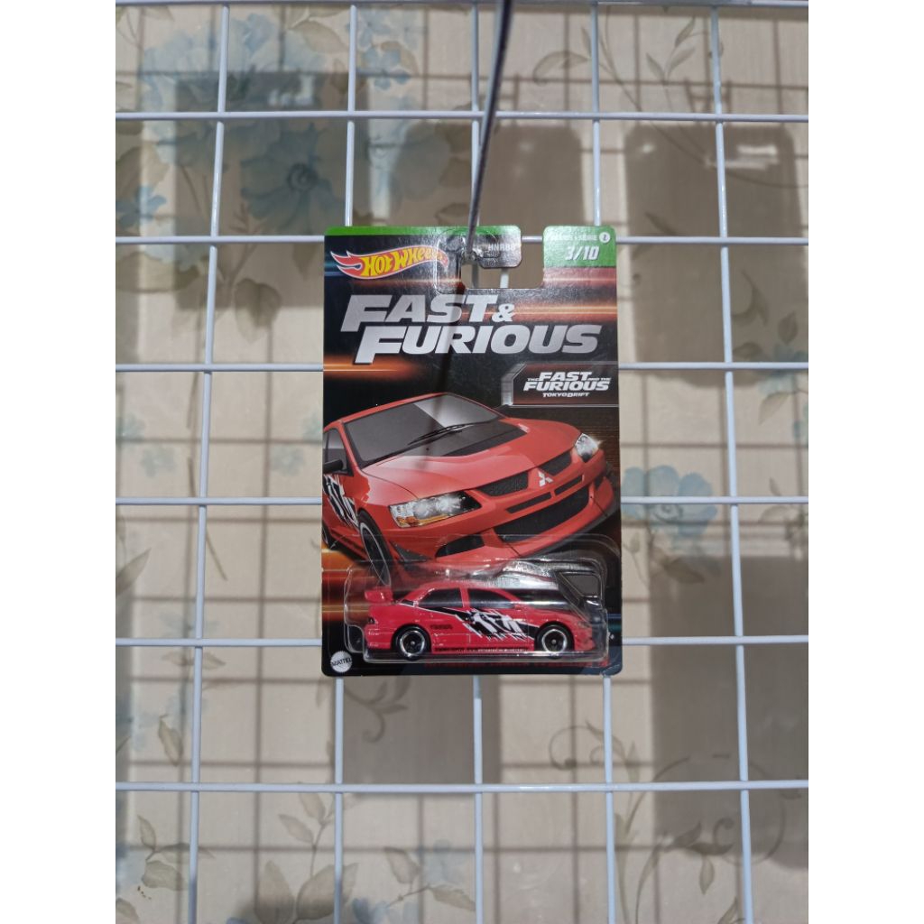Hotwheels Evo Lancer Fast And Furious Merah