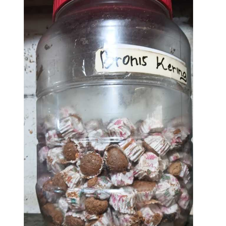 Brownies Mini Crispy Coklat 1kg – Kue Kering Premium Fresh - Ready Stock Langsung diantar dari pasar