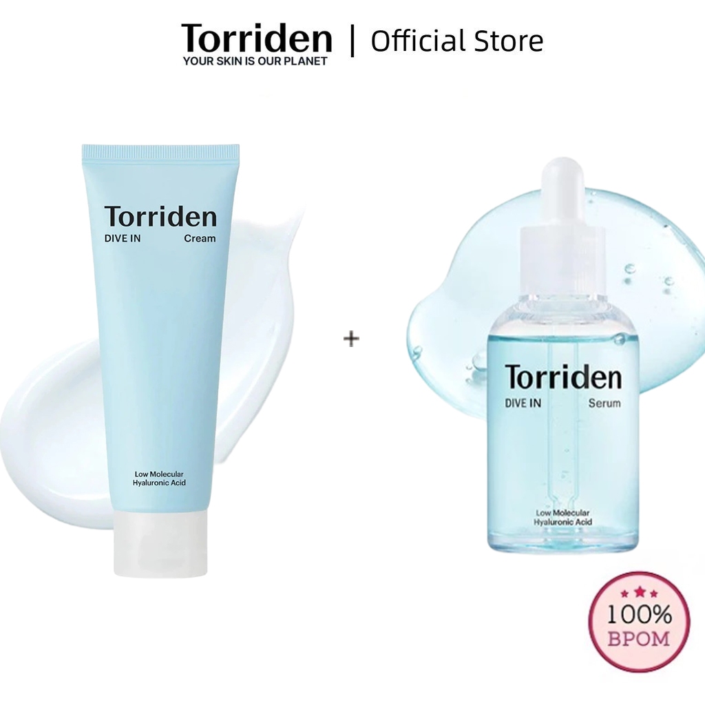 TORRIDEN Facial Dive-In Cream, 80ml/TORRIDEN Facial Dive-In Serum, 50 ml
