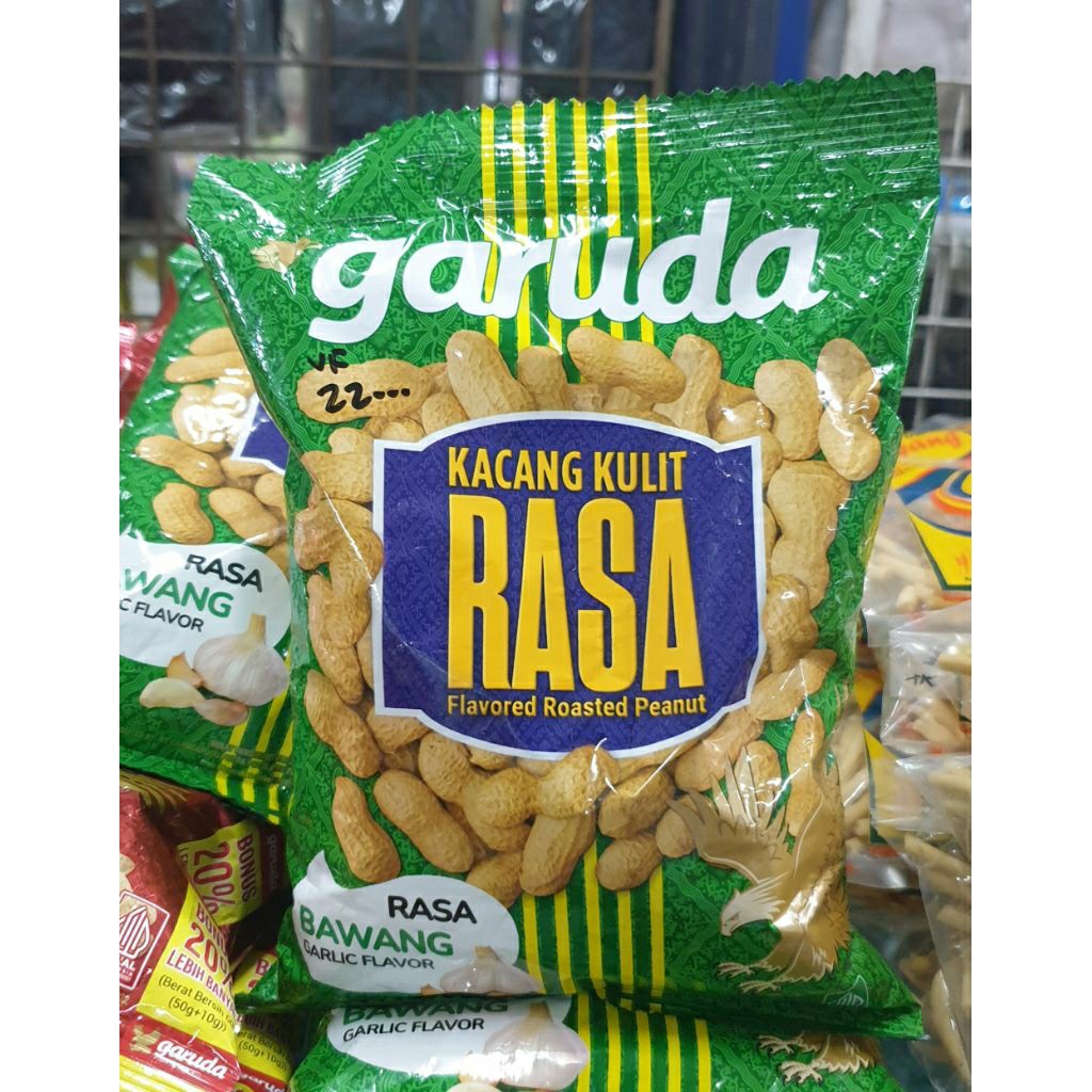 Kacang kulit Garuda rasa bawang
