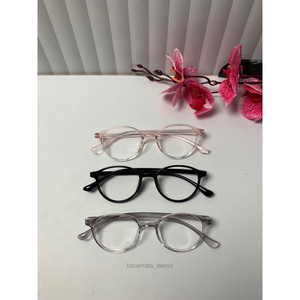 Frame PH001/Kacamata Bulat/Frame Bulat/Kacamata Minus/Frame Kacamata