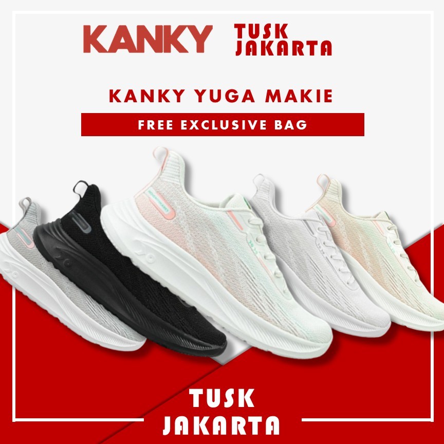 Sepatu Kanky Yuga Makie Sepatu Sneakers Casual Sepatu Kanky Sport Pria Wanita Original