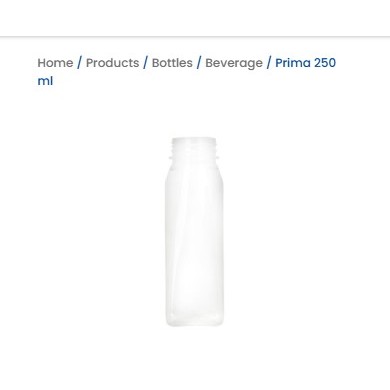 KemasanYA BOTOL PRIMA 250ML BOTOL JUS SEGI LUCU BOTOL ESTETIK BAGUS MURAH DAN UNIK