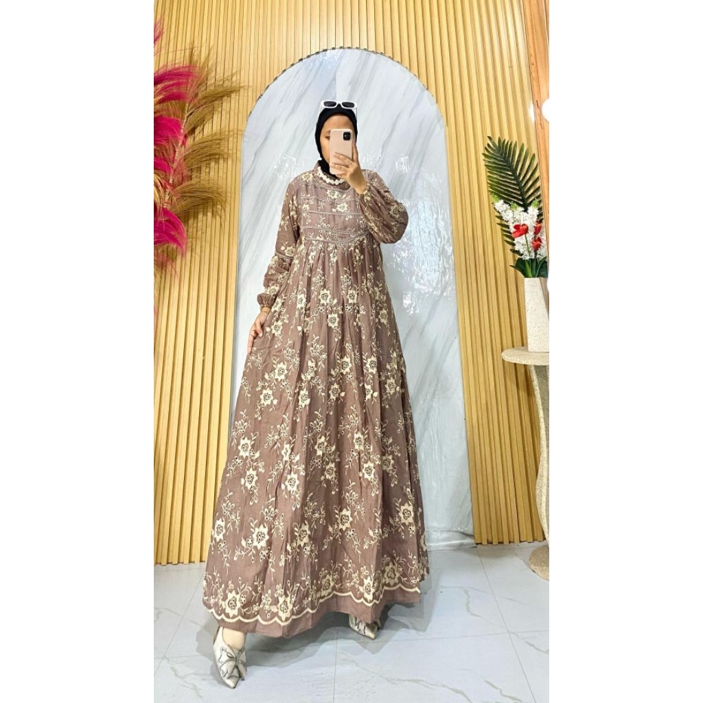 GAMIS KATUN BOLONG PREMIUM FULL FURING