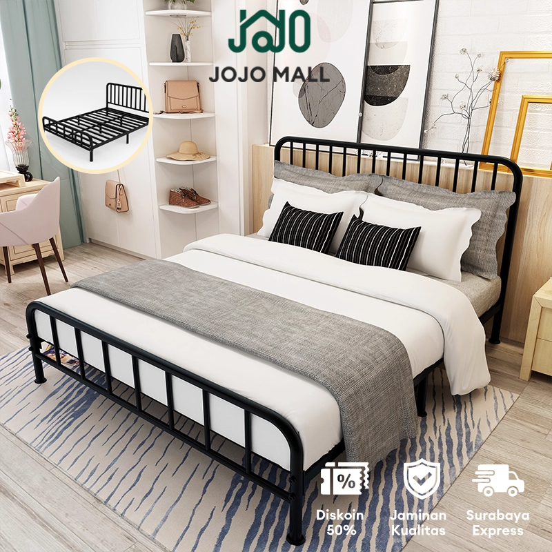 Ranjang Besi Tempat Tidur Dipan Tempat Tidur Ranjang Besi 160x200 Dipan Besi Divan Besi Dipan Kasur