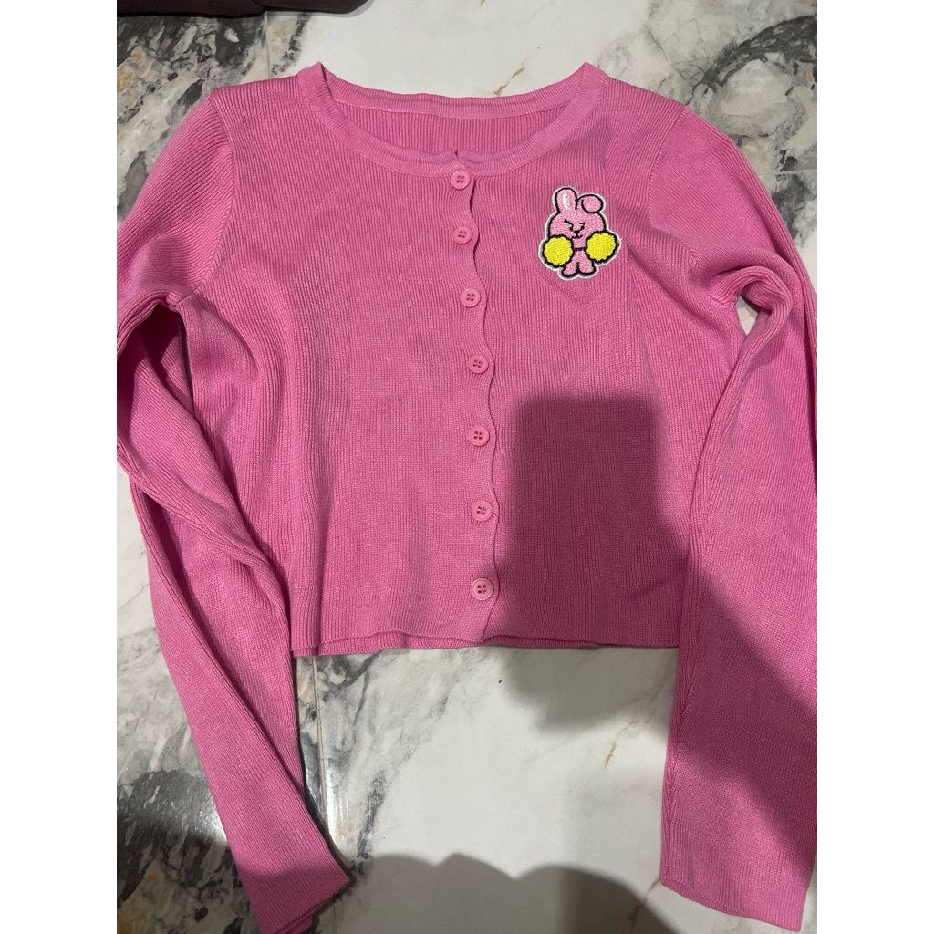 preloved cardigan bts kookie