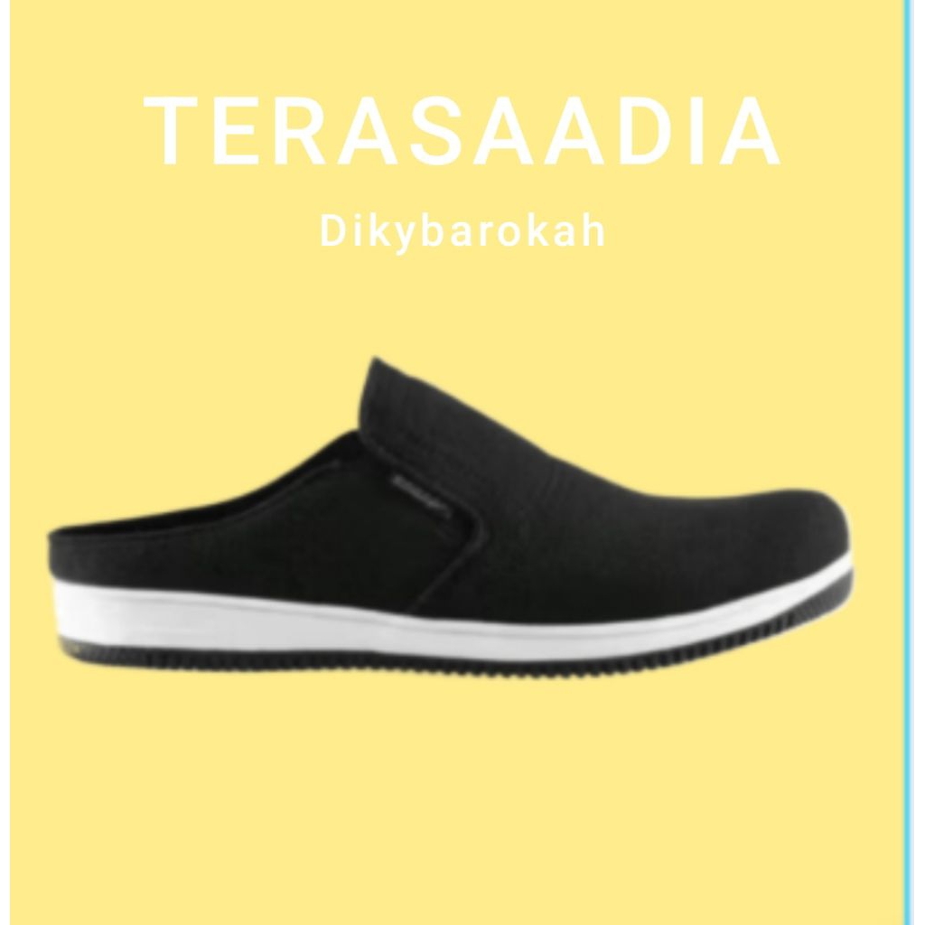 SEPATU SANDAL PRIA / SLOP BUSTONG KAIN KAGAWA MOTIF