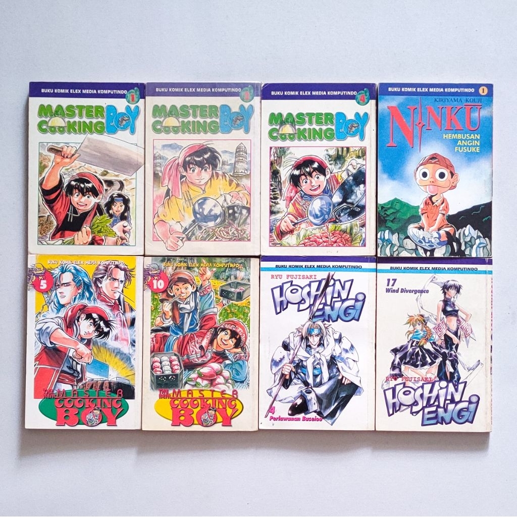 Komik Manga cabutan Batch 7 - MASTER COOKING BOY, CONAN, KINDAICHI, DRAGON BALL, TURBO RIDER DLL