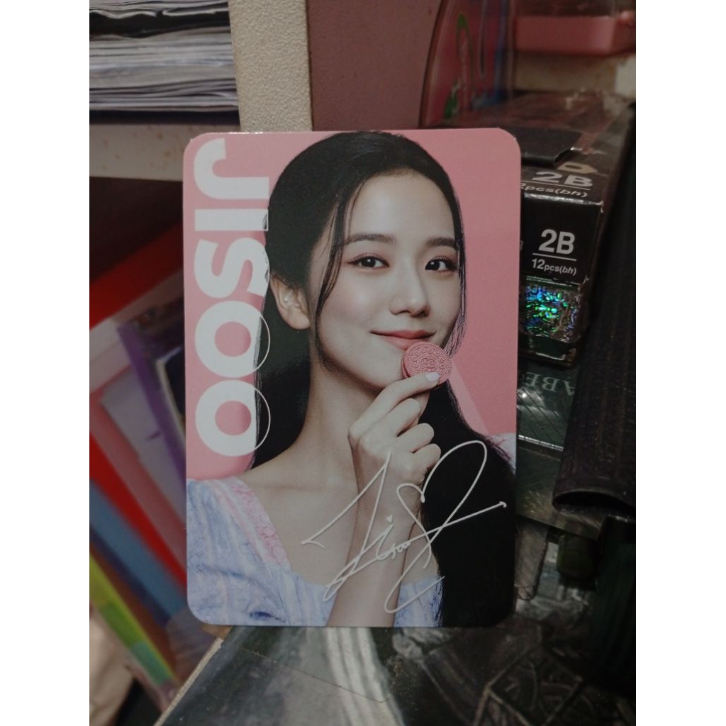 Photocard Blackpink x Oreo - Jisoo