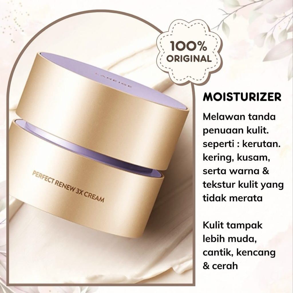 LANEIGE Perfect Renew 3X Cream Advanced - 8ml Day & Night Moisturizer Anti-Aging