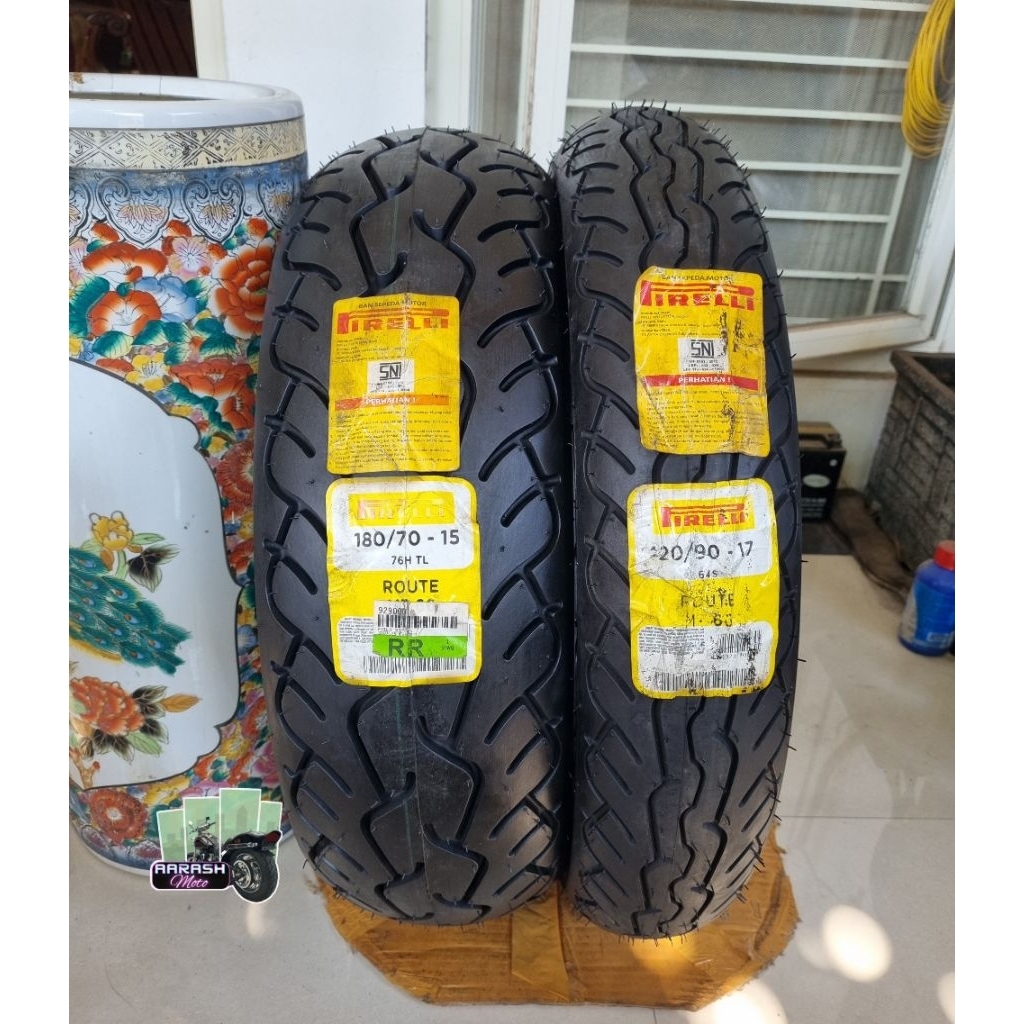 LAST STOCK ban baru pirelli route 120/90 ring 17 180/70 ring 15 shadow