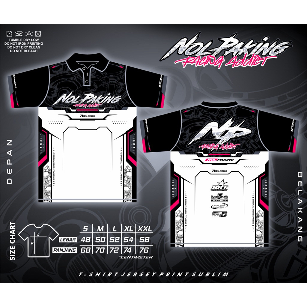 KAOS BAJU NOL PAKING V9 JERSEY ORIGINAL NOL PAKING T-SHIRT KAOS RACING BAJU CB KAOS CB ORIGINAL CB G