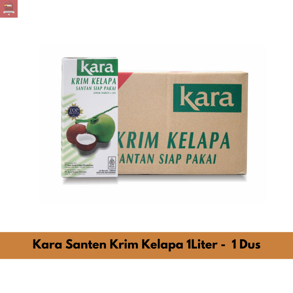 kara santan 1000ml 1 dus isi 12 - kara santan