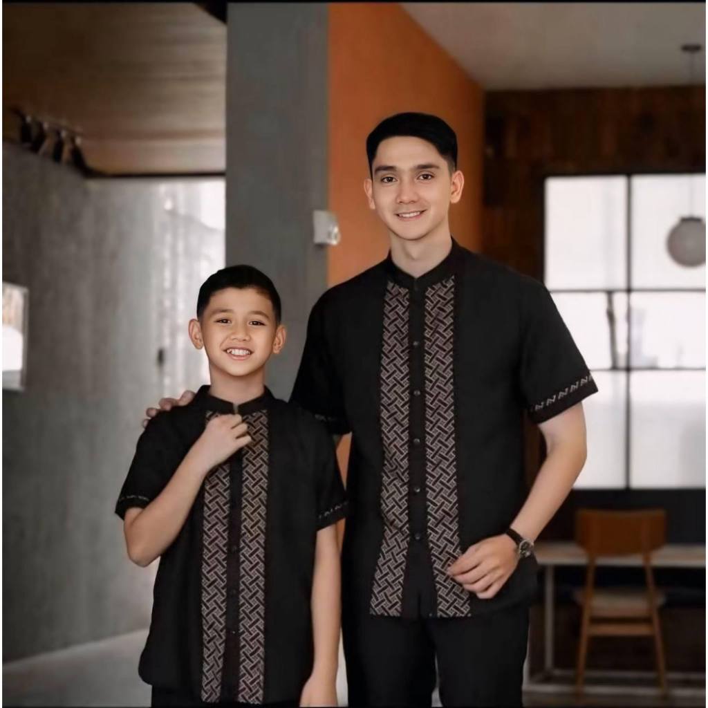 Baju Koko Couple Ayah Dan Anak Laki Laki