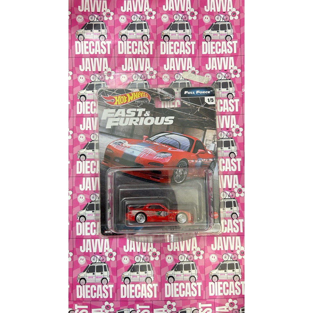 HOT WHEELS FAST AND FURIOUS RX 7 FULL FORCE PREMIUM
